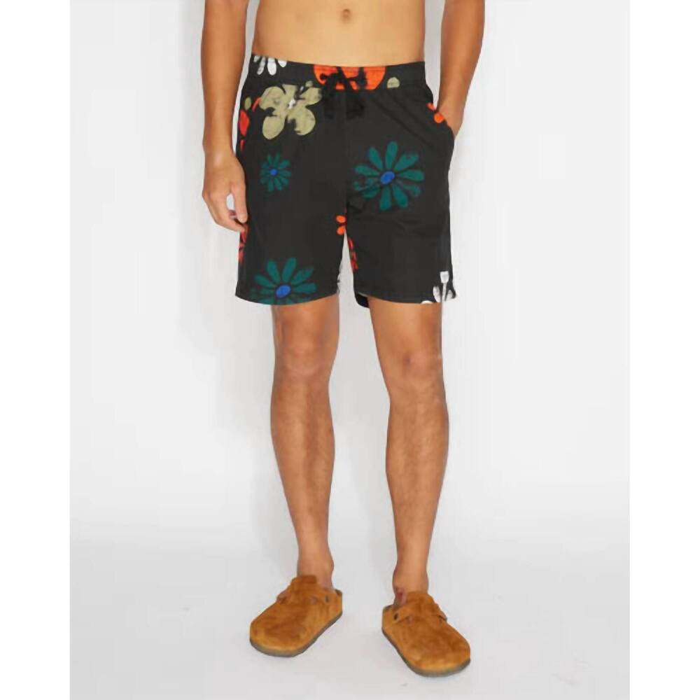 NEW BANKS JOURNAL coupes boardshort in black